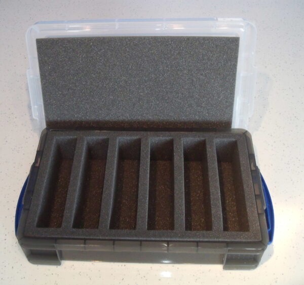 OO MINI STORAGE CASE 6 SLOTS